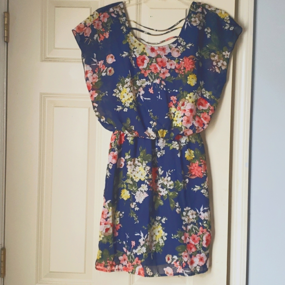 Floral mini dress
